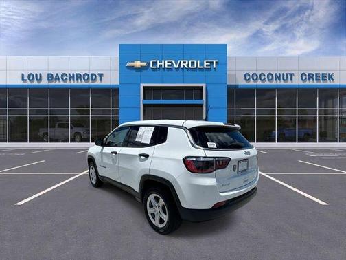 Bright White Clearcoat 2023 Jeep Compass Sport