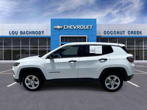 Bright White Clearcoat 2023 Jeep Compass Sport