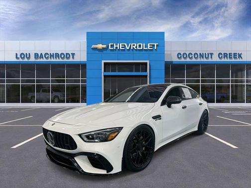 Polar White 2021 Mercedes-Benz AMG GT 63 S 4-Door
