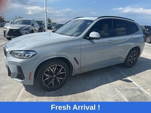 Gray Metallic 2024 BMW X3 sDrive30i