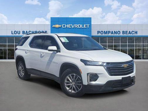 Summit White 2023 Chevrolet Traverse LT Leather