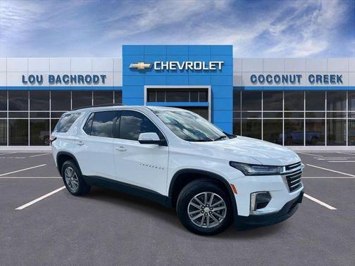 Summit White 2023 Chevrolet Traverse LT Leather