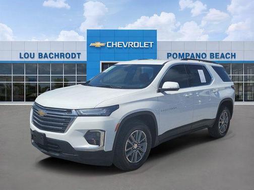 Summit White 2023 Chevrolet Traverse LT Leather