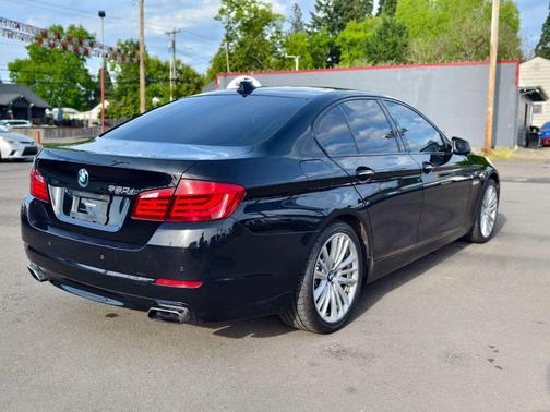 Black 2011 BMW 550 550i Sedan 4D