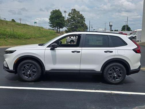 Platinum White 2026 Honda CR-V Hybrid TrailSport
