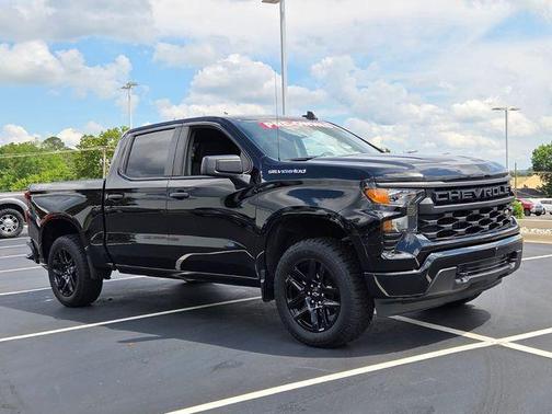Black 2023 Chevrolet Silverado 1500 Custom