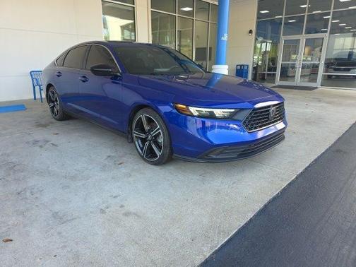 Blue 2025 Honda Accord Hybrid Sport