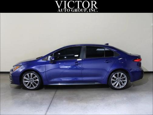 Blue 2020 Toyota Corolla SE Sedan
