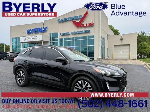 AGATE BLACK METALLIC 2020 Ford Escape SEL SUV