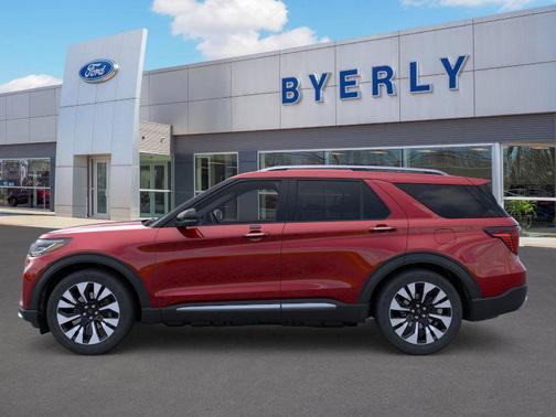 Rapid Red Metallic Tinted Clearcoat 2026 Ford Explorer Platinum
