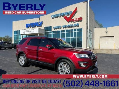 Ruby Red Metallic Tinted Clearcoat 2016 Ford Explorer Limited