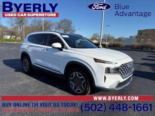 Quartz White 2022 Hyundai SANTA FE LIMITED