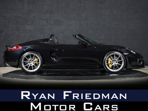 Jet Black Metallic 2016 Porsche Boxster Spyder
