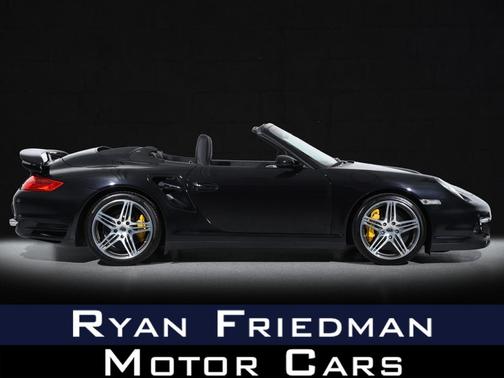 Basalt Black Metallic 2008 Porsche 911 Turbo Cabriolet