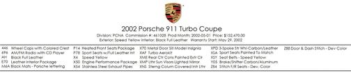 2002 Porsche 911 Carrera Turbo