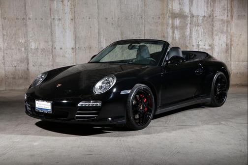 Black 2010 Porsche 911 Carrera 4S Cabriolet