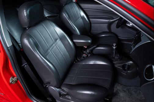 Red 2004 Ford Focus ZX3
