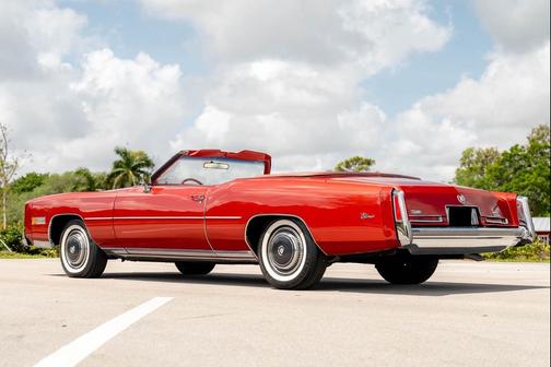 Red 1976 Cadillac Eldorado Convertible