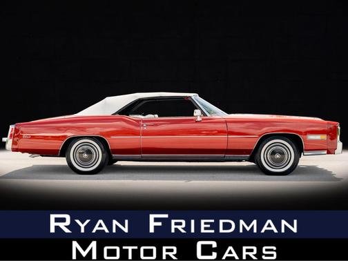 Red 1976 Cadillac Eldorado Convertible