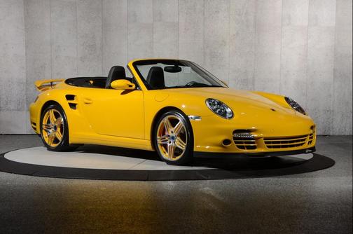 Speed Yellow 2008 Porsche 911 Turbo Cabriolet
