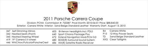 2011 Porsche 911 Carrera