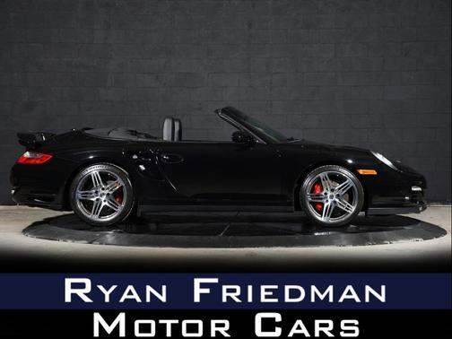 Black 2009 Porsche 911 Turbo Cabriolet