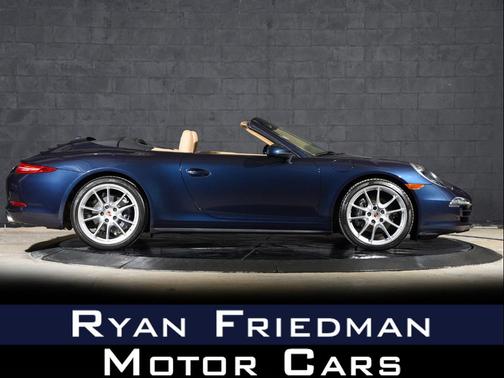 Dark Blue Metallic 2014 Porsche 911 Carrera 4