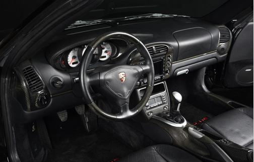 Black 2005 Porsche 911 Turbo S