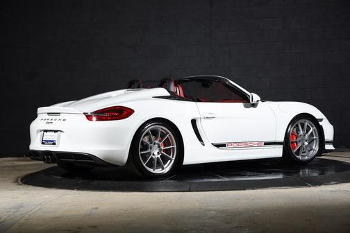 White 2016 Porsche Boxster Spyder
