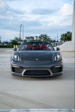 Agate Gray Metallic 2016 Porsche Boxster Spyder