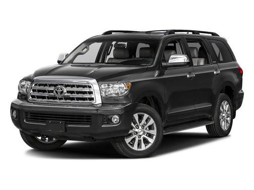 White 2017 Toyota Sequoia Platinum