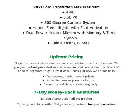 2019 Ford Expedition Max Platinum