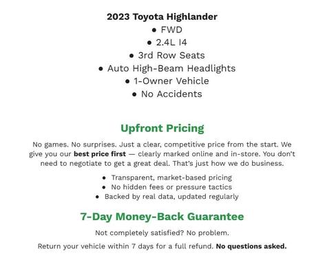 2023 Toyota Highlander L