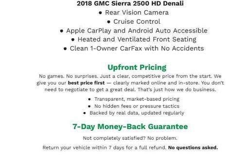 WHITE 2018 GMC Sierra 2500 Denali