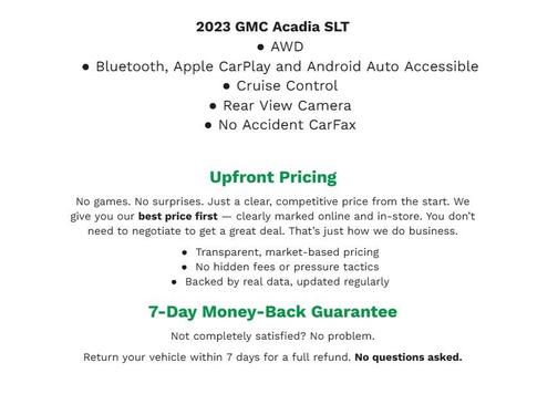 2023 GMC Acadia AWD SLT