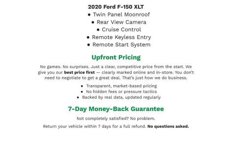 Agate Black Metallic 2020 Ford F-150 XLT