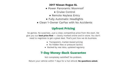 Magnetic Black 2017 Nissan Rogue SL
