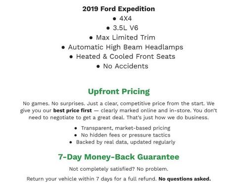 2019 Ford Expedition Max Limited