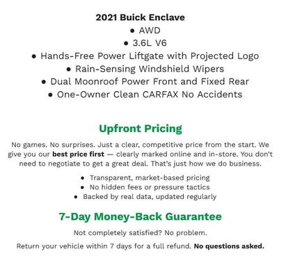 2021 Buick Enclave AWD Premium