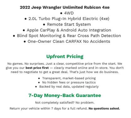 2022 Jeep Wrangler Unlimited 4xe Rubicon