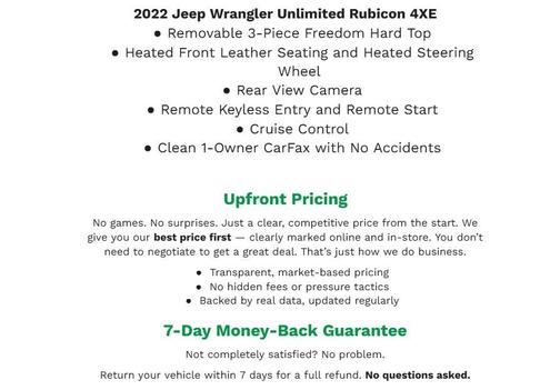 2022 Jeep Wrangler Unlimited 4xe Rubicon