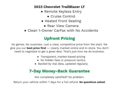 Mosaic Black Metallic 2023 Chevrolet Trailblazer LT