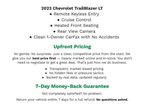Mosaic Black Metallic 2023 Chevrolet Trailblazer LT