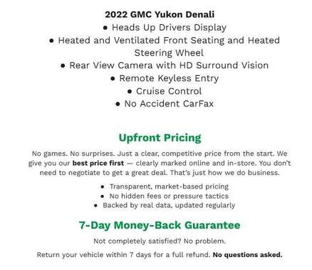 2022 GMC Yukon Denali