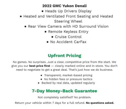 2022 GMC Yukon Denali