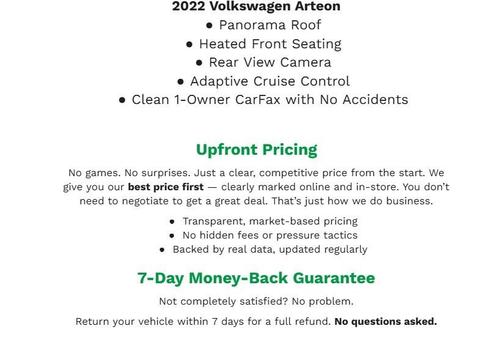 2022 Volkswagen Arteon 2.0T SEL R-Line 4MOTION