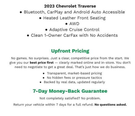 2023 Chevrolet Traverse RS