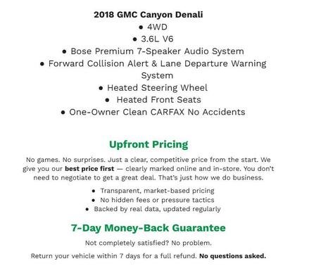 2018 GMC Canyon Denali