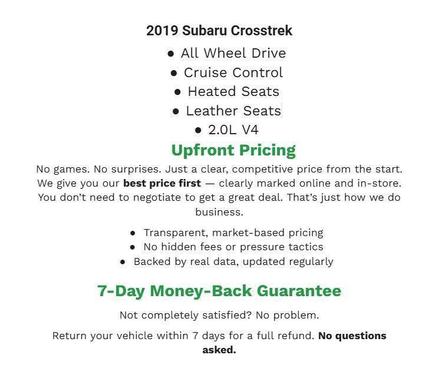 Dark Gray Metallic 2019 Subaru Crosstrek 2.0i Limited