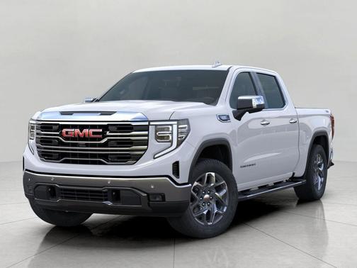 Glacier White Tricoat 2026 GMC Sierra 1500 SLT